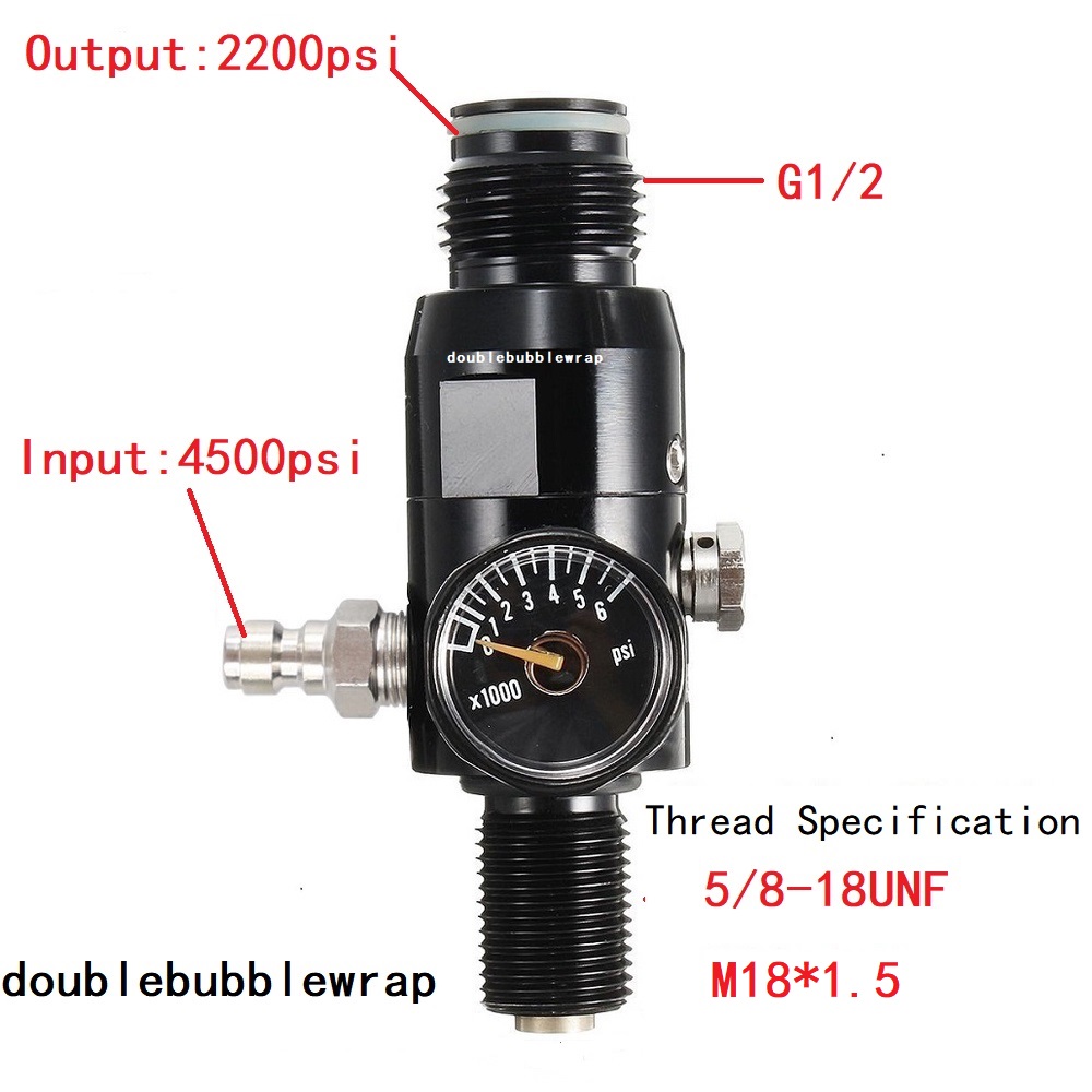 Marine Aquarium - Regulator Valve 5/8-18UNF or M18*1.5 Regulator