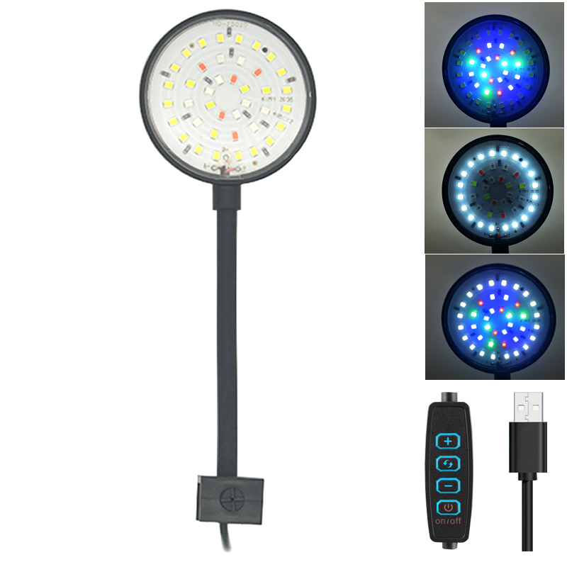 USB Aquarium LED Lamp Fish Tan - đánh giá và giá Reef Lighting