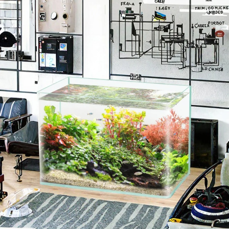 Box Packing Desktop Aquarium U - đánh giá và giá Saltwater Tank