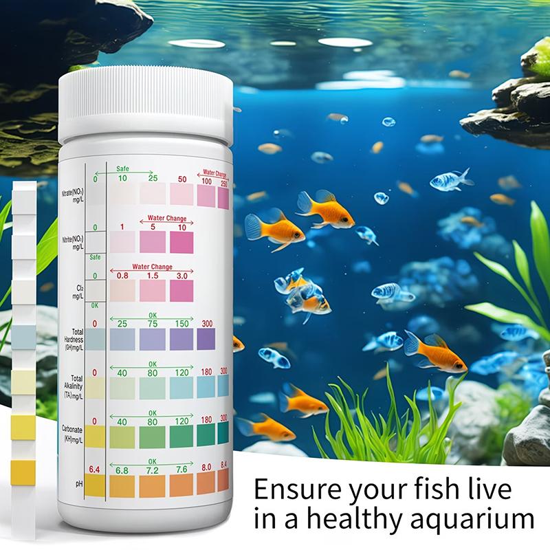 Aquarium Water Test Strips 8 i - đánh giá và giá Saltwater Tank