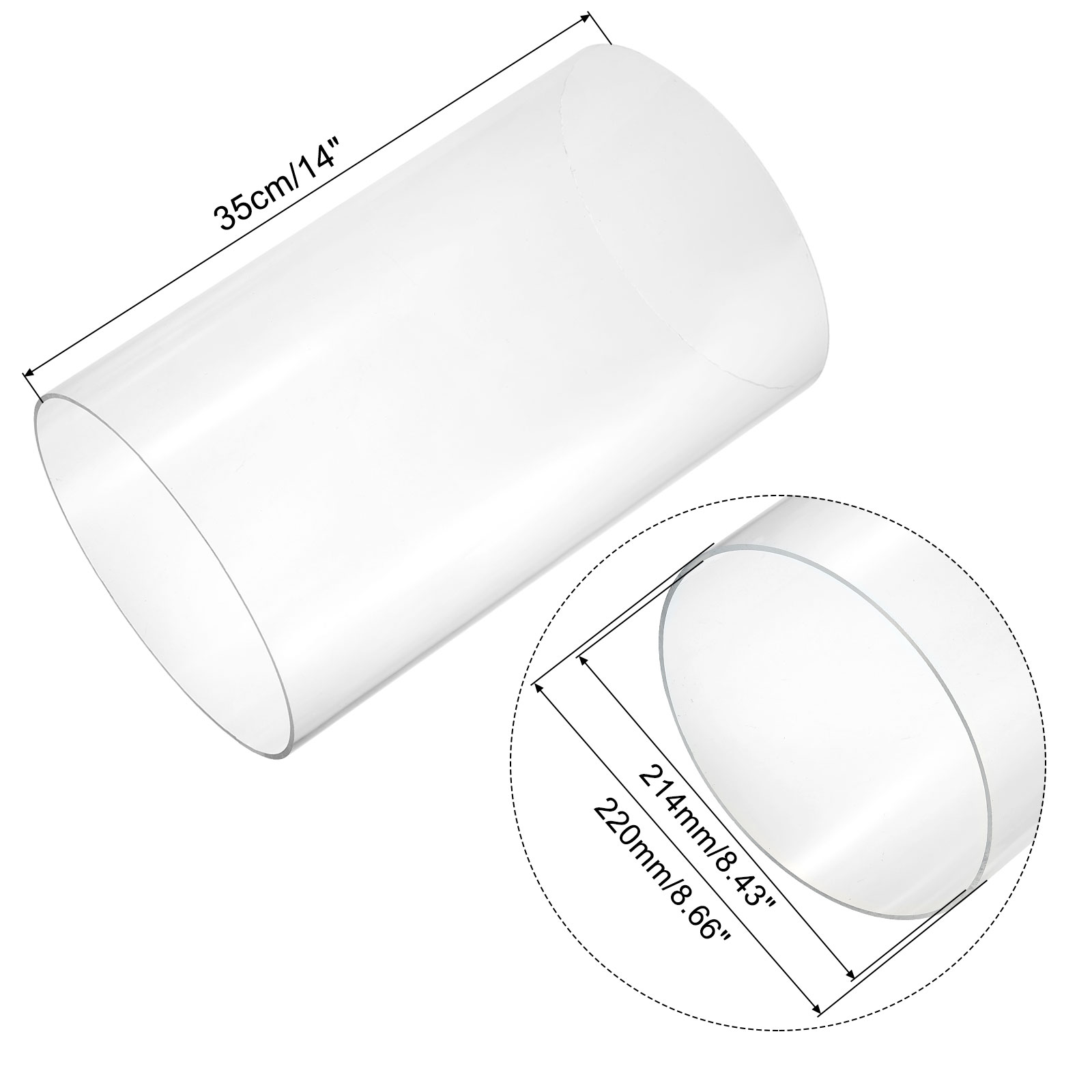 350mm Transparent Acrylic Aqua - đánh giá và giá Ocean Aquarium