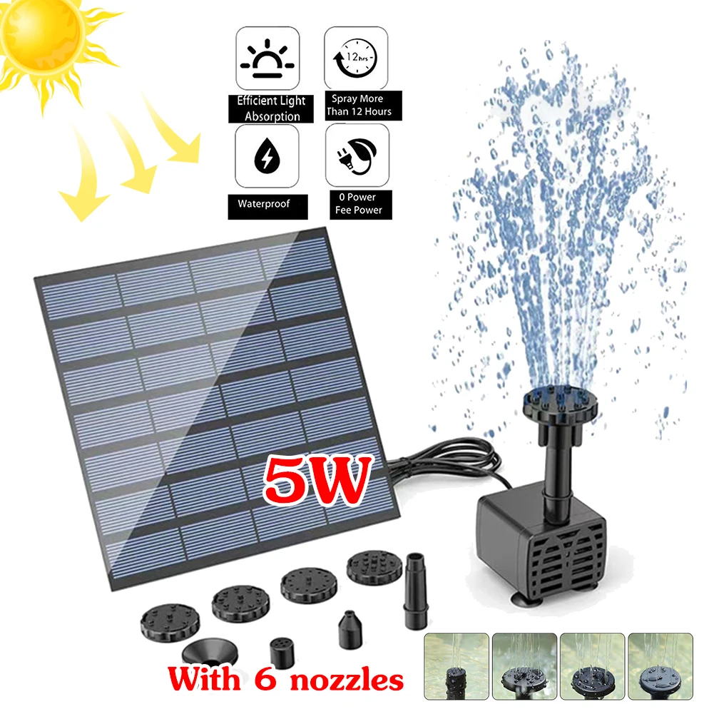Solar Water Pump Fountain Pump - đánh giá và giá Marine Aquarium