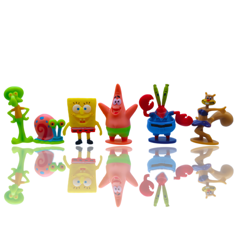 6pcs SpongeBob Fish Tank Decor - đánh giá và giá Marine Fish Tank
