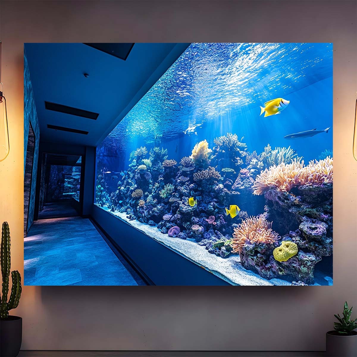 Vibrant Underwater Aquarium Ta - đánh giá và giá Reef Aquarium