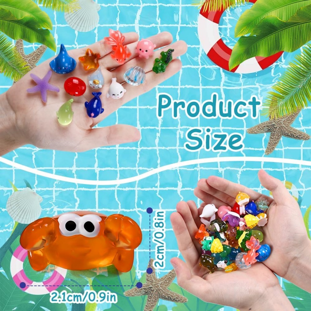 Mini Ocean Animals Resin Figur - đánh giá và giá Aquarium Marine World