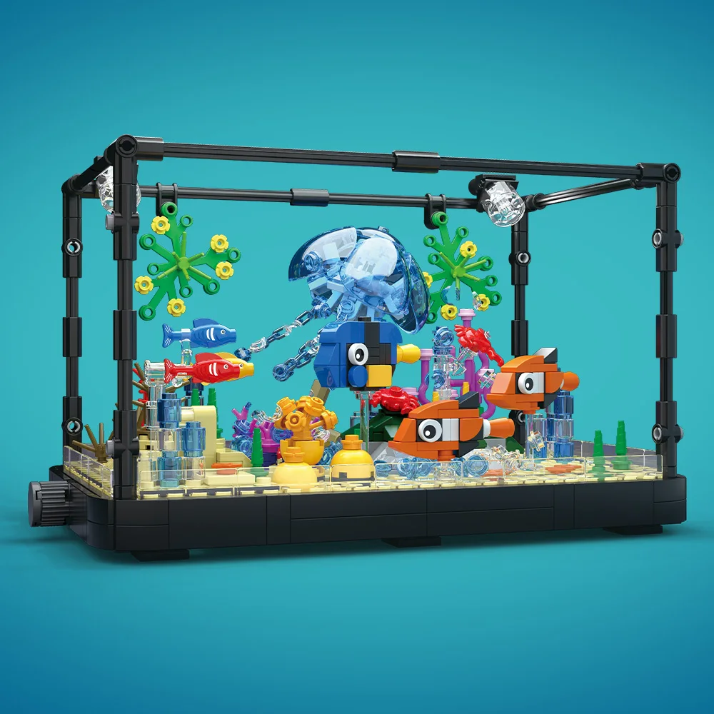 Fish Tank Building Block Set w - đánh giá và giá Ocean Aquarium