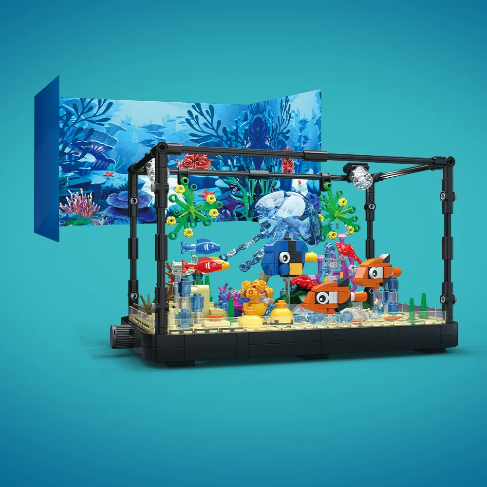 Fish Tank Building Block Set w - đánh giá và giá Ocean Aquarium