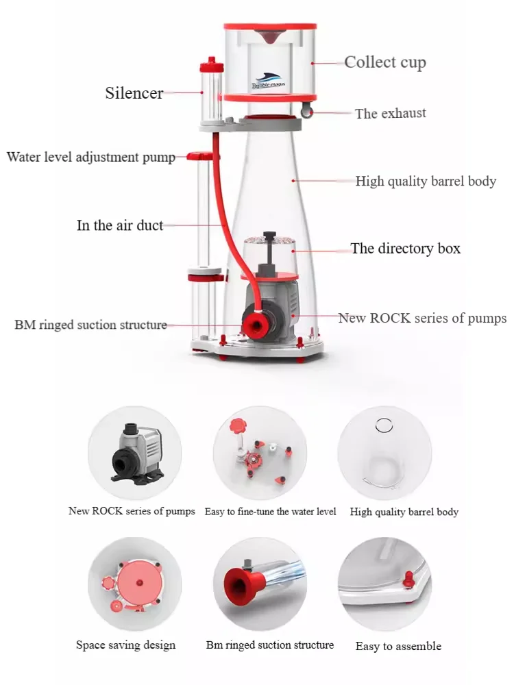 220-240V 50Hz Bubble Magus Cur - đánh giá và giá Reef Tank Filter