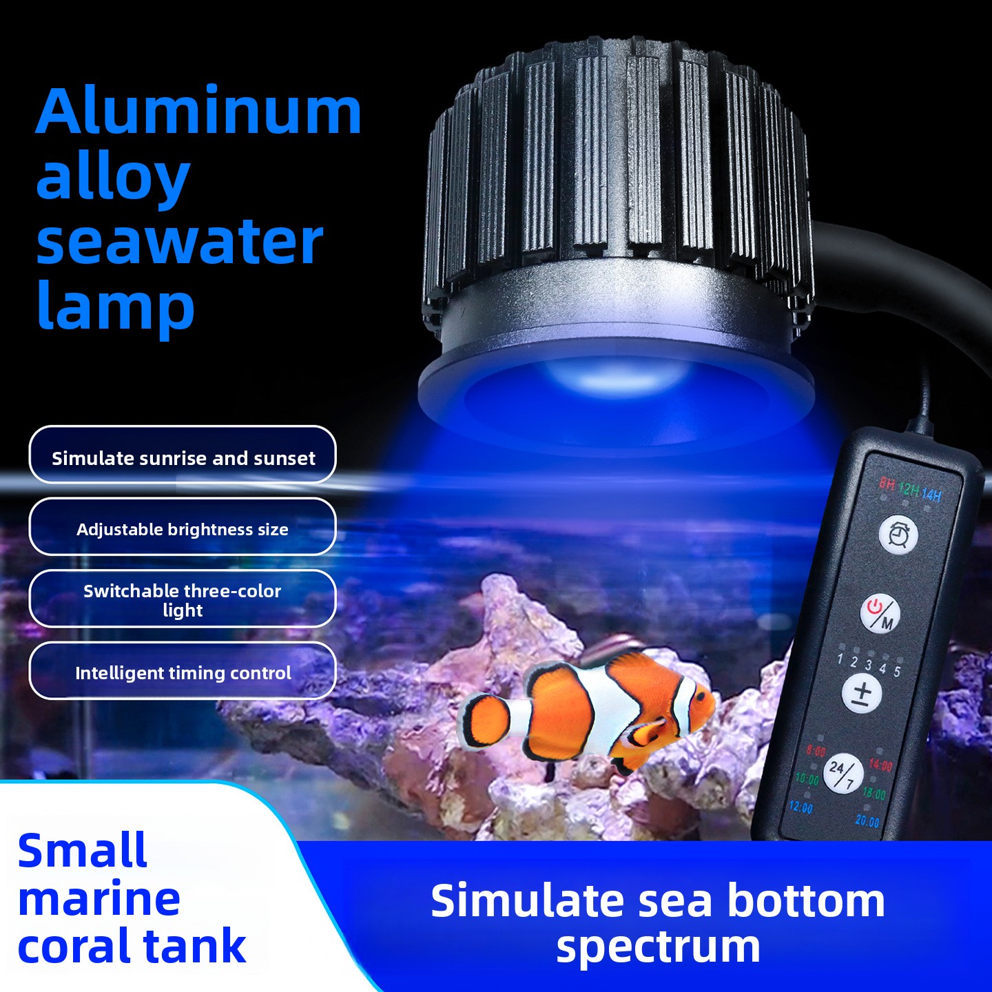 Deep-sea spectral intelligent  - đánh giá và giá Reef Lighting