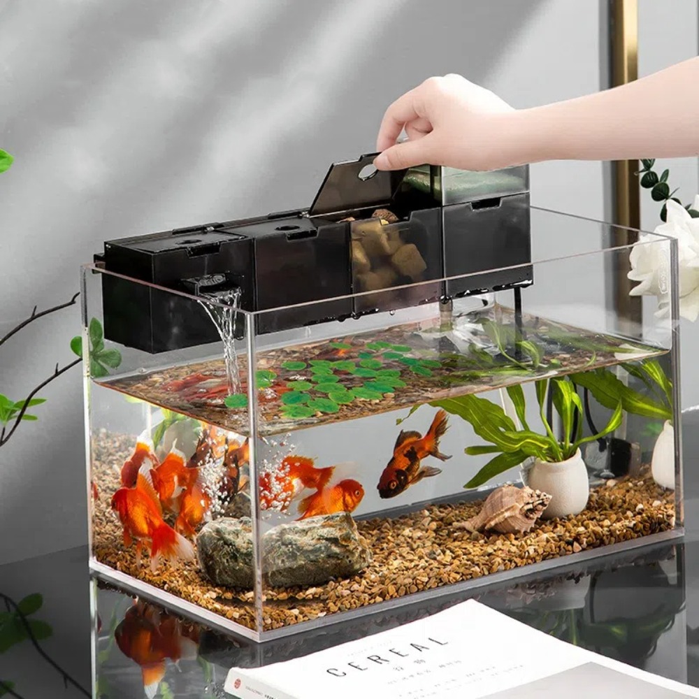 Three-in-one External Aquarium - đánh giá và giá Reef Tank Filter