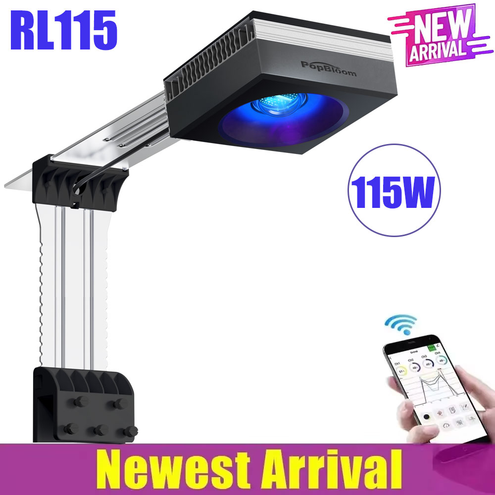 PopBloom WiFi Aquarium LED Lig - đánh giá và giá Reef Lighting